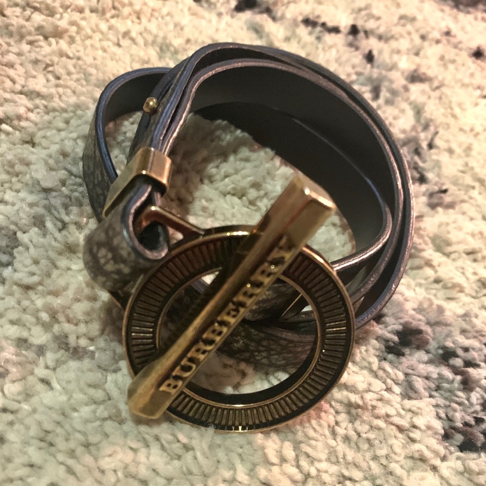 Burberry Leather Belt